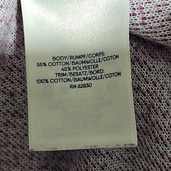 Lands End Cowl Neck Sweater Womens Size Large Purple Knit Pullover Long Sleeve - Picture 5 of 5